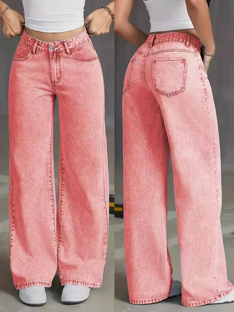Light Wash Wide Leg Jeans